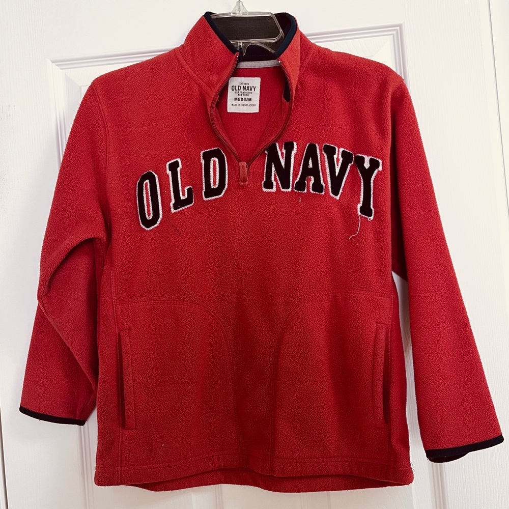 Pumpkin Old Navy Fleece Jacket – Boys Medium